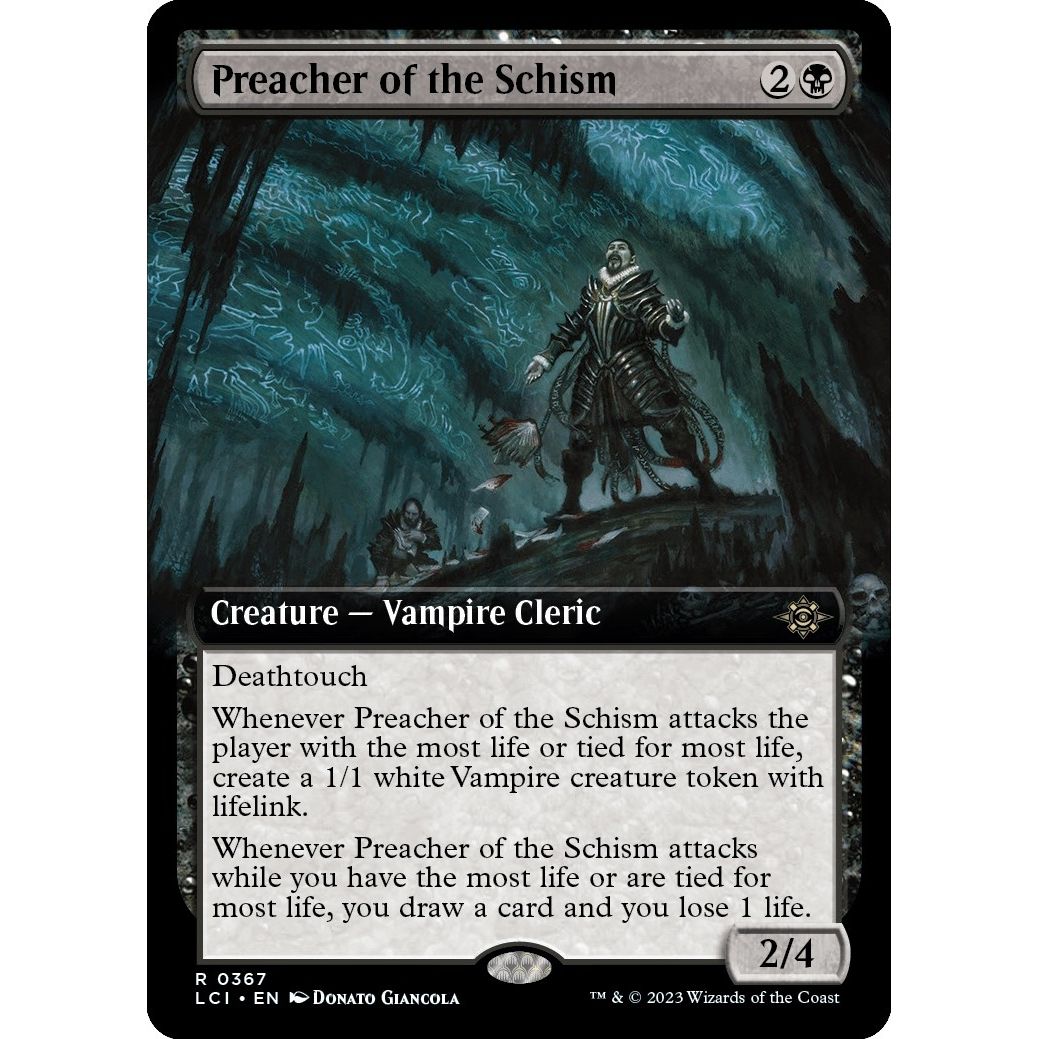 Image for Preacher of the Schism (Extended Art) (367) (LCI) - Magic: The Gathering
