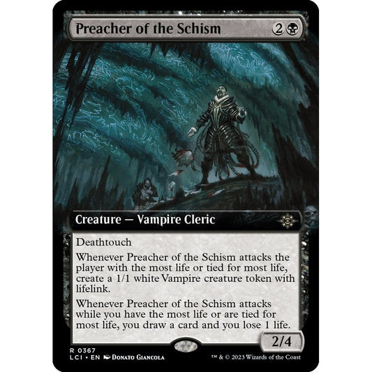 Image for Preacher of the Schism (Extended Art) (367) (LCI) - Magic: The Gathering
