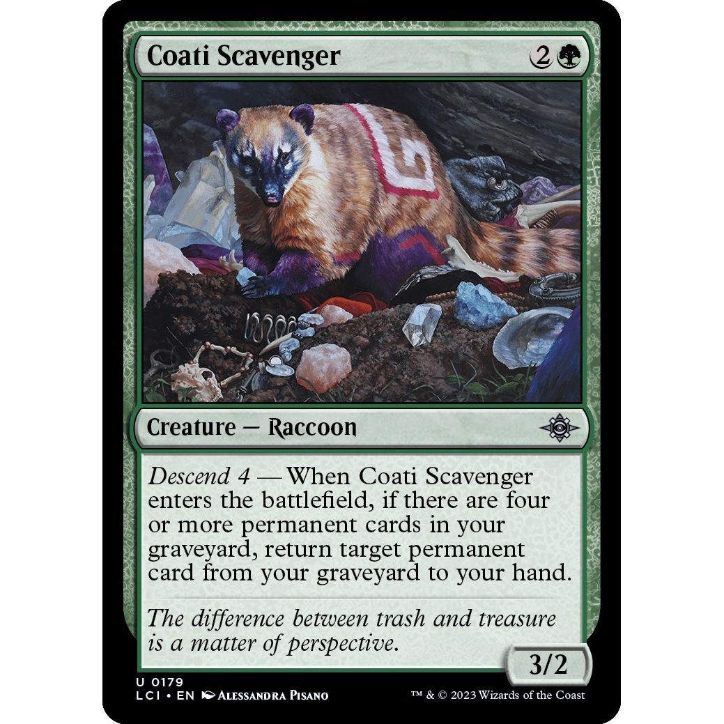 Image for Coati Scavenger (179) (LCI) - Magic: The Gathering