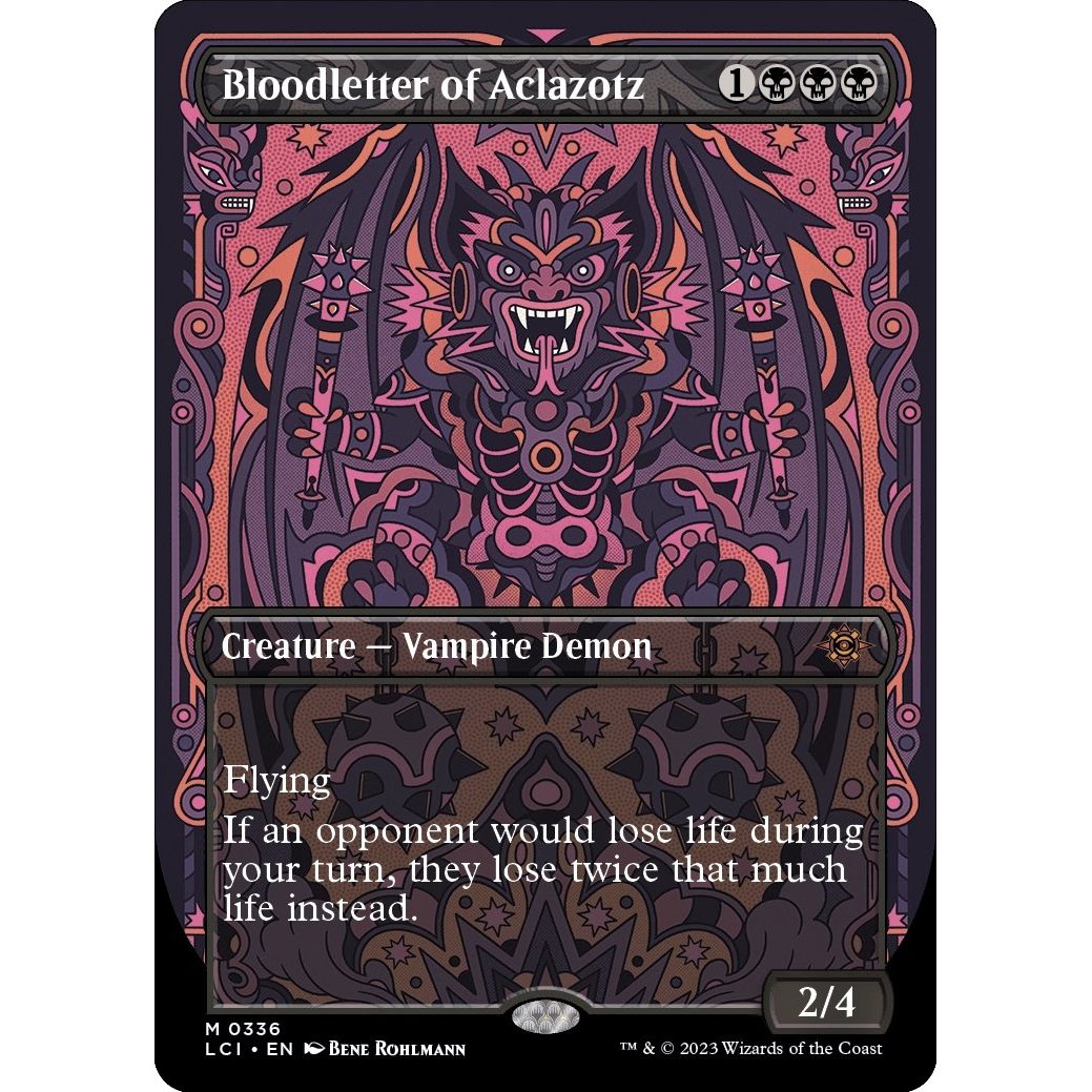 Image for Bloodletter of Aclazotz (Borderless) (336) (LCI) - Magic: The Gathering