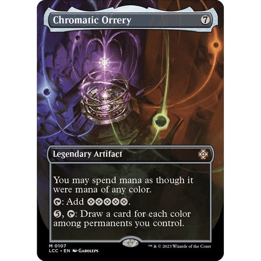 Image for Chromatic Orrery (Borderless) (107) (LCC) - Magic: The Gathering
