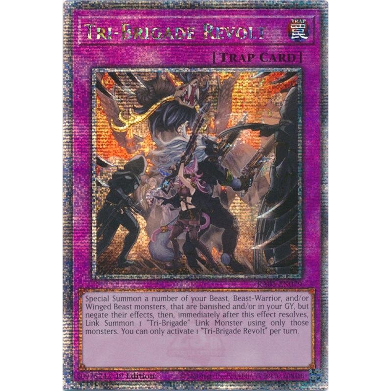 Image for Tri-Brigade Revolt (Quarter Century Secret Rare) (RA01-EN079) (RA01) - YuGiOh