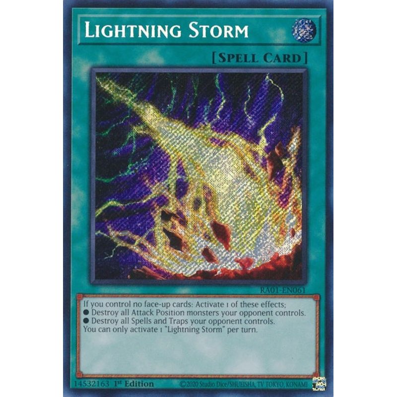 Image for Lightning Storm (Secret Rare) (RA01-EN061) (RA01) - YuGiOh
