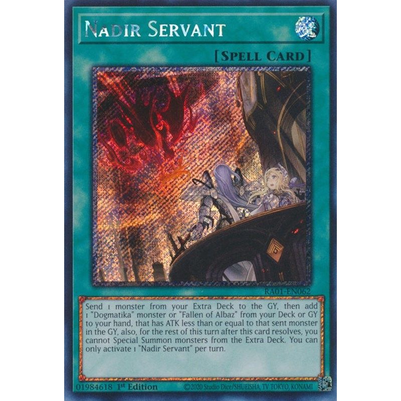 Image for Nadir Servant (Platinum Secret Rare) (RA01-EN062) (RA01) - YuGiOh