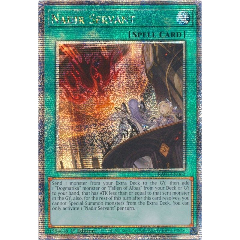 Image for Nadir Servant (Quarter Century Secret Rare) (RA01-EN062) (RA01) - YuGiOh