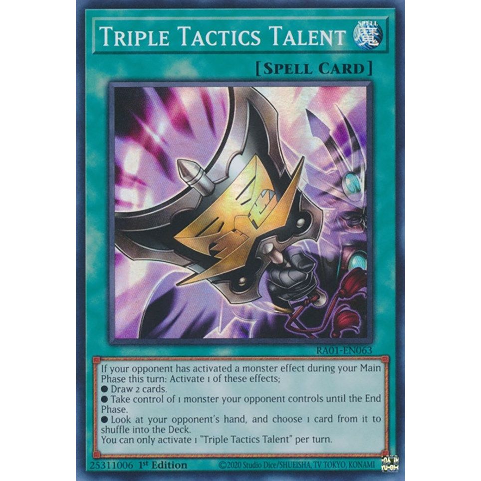 Image for Triple Tactics Talent (RA01-EN063) (RA01) - YuGiOh