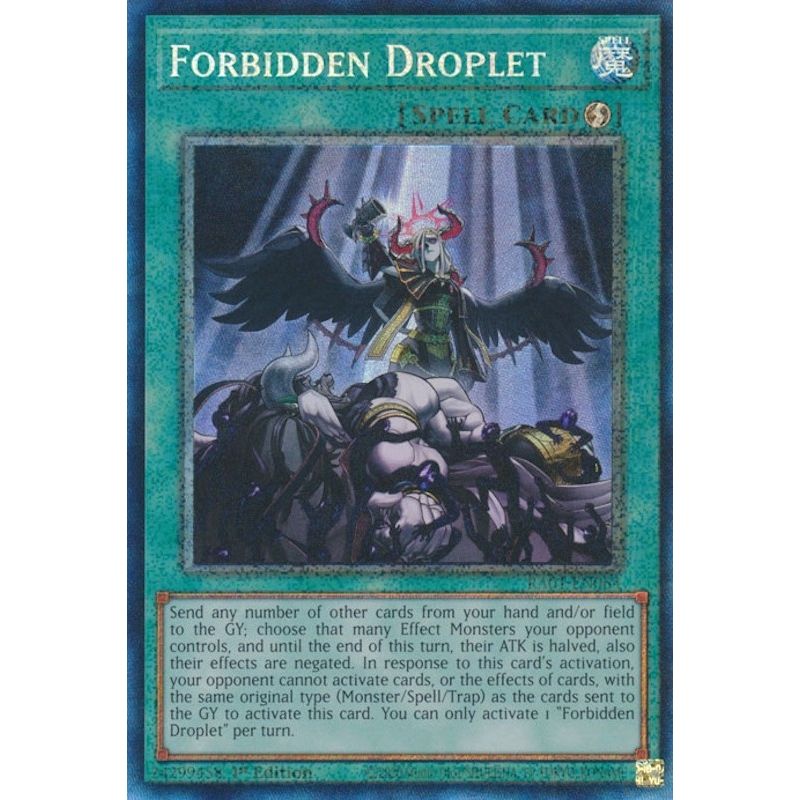 Image for Forbidden Droplet (PCR) (RA01-EN064) (RA01) - YuGiOh