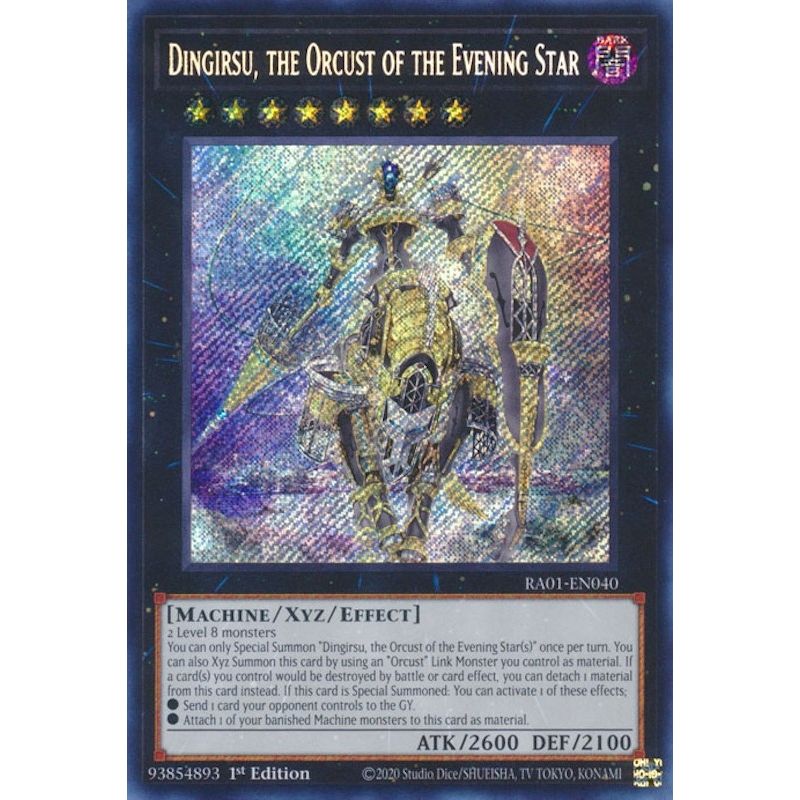 Image for Dingirsu, the Orcust of the Evening Star (Secret Rare) (RA01-EN040) (RA01) - YuGiOh
