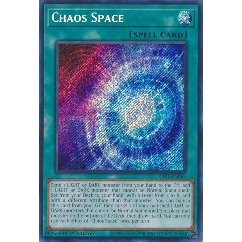 Image for Chaos Space (Secret Rare) (RA01-EN065) (RA01) - YuGiOh