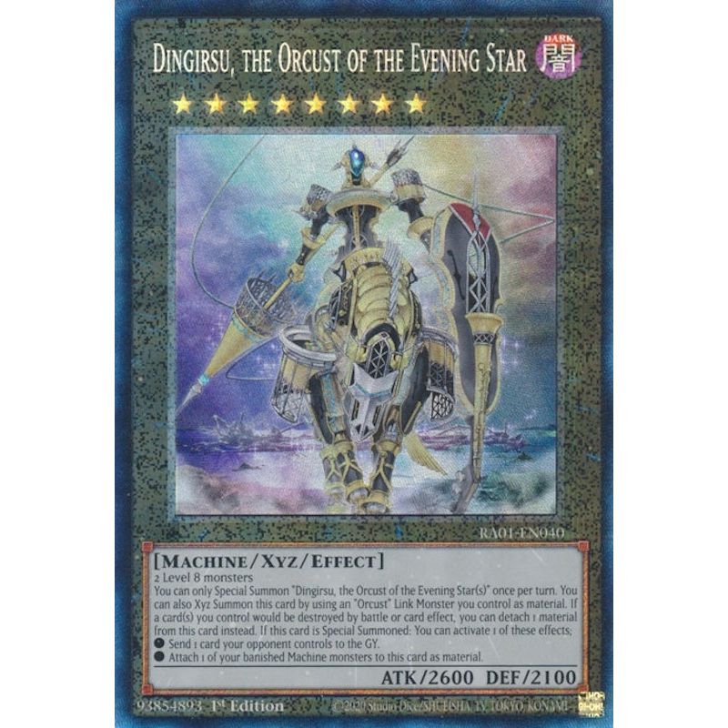 Image for Dingirsu, the Orcust of the Evening Star (PCR) (RA01-EN040) (RA01) - YuGiOh