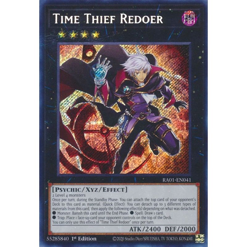 Image for Time Thief Redoer (Secret Rare) (RA01-EN041) (RA01) - YuGiOh