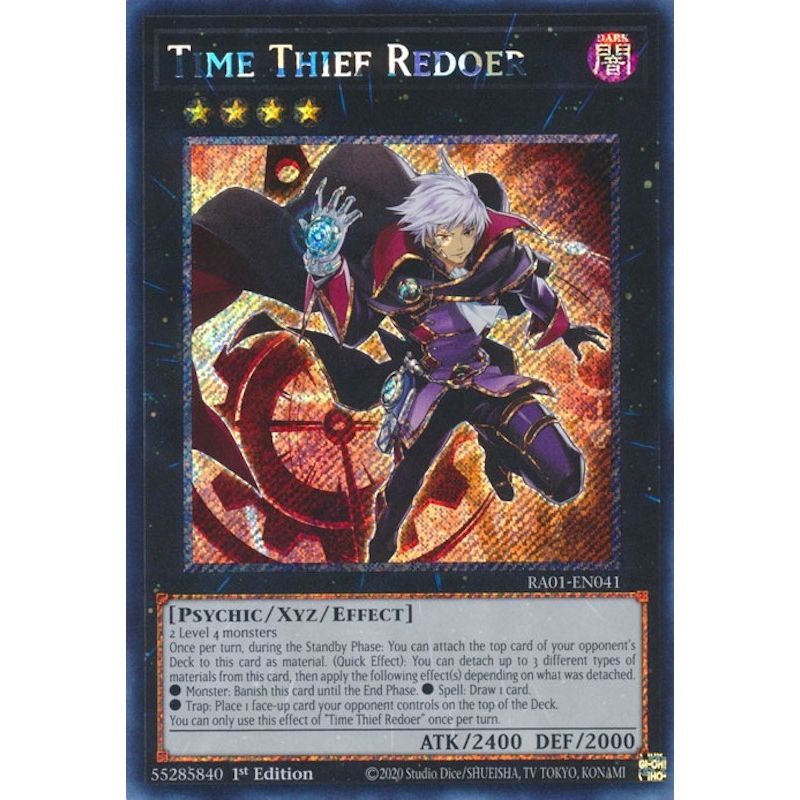 Image for Time Thief Redoer (Platinum Secret Rare) (RA01-EN041) (RA01) - YuGiOh