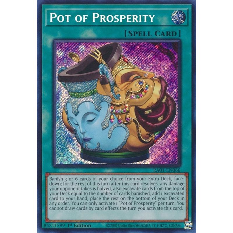 Image for Pot of Prosperity (Secret Rare) (RA01-EN066) (RA01) - YuGiOh