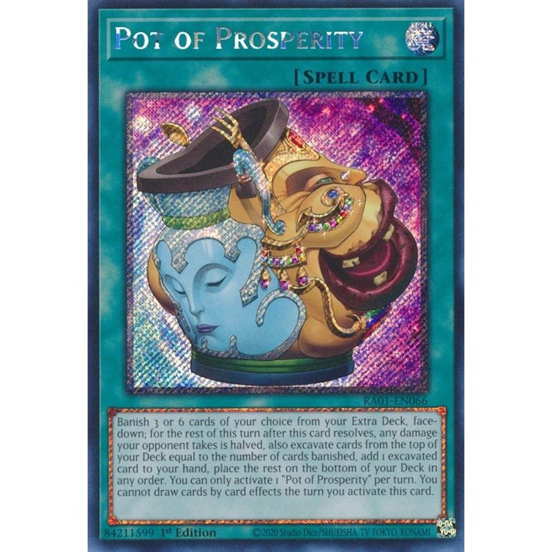 Image for Pot of Prosperity (Platinum Secret Rare) (RA01-EN066) (RA01) - YuGiOh