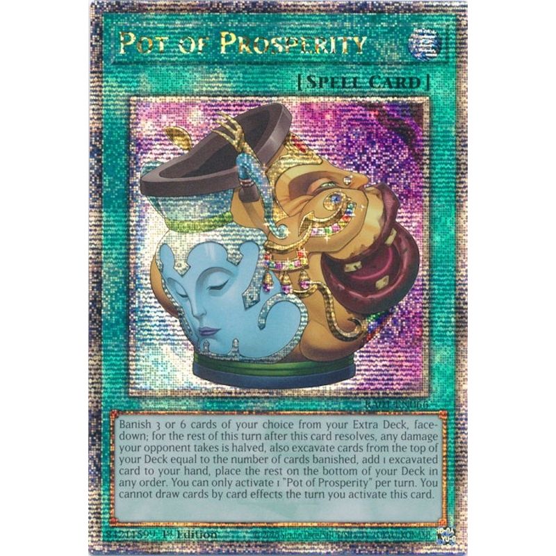 Image for Pot of Prosperity (Quarter Century Secret Rare) (RA01-EN066) (RA01) - YuGiOh