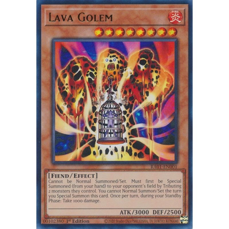 Image for Lava Golem (UR) (RA01-EN001) (RA01) - YuGiOh