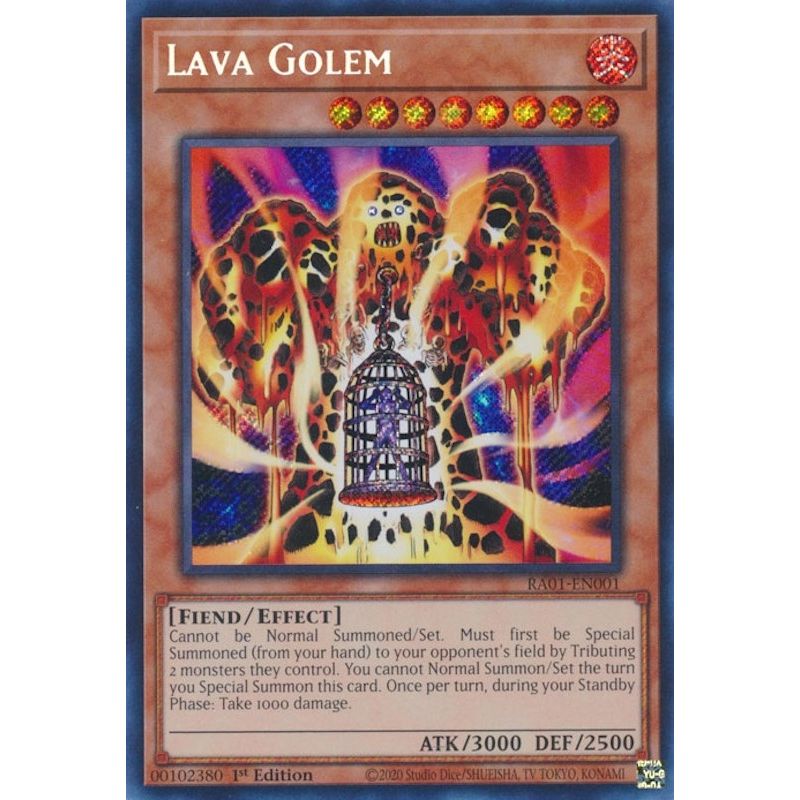 Image for Lava Golem (Secret Rare) (RA01-EN001) (RA01) - YuGiOh