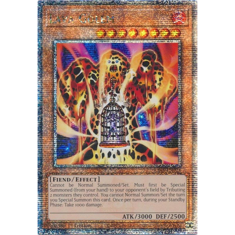 Image for Lava Golem (Quarter Century Secret Rare) (RA01-EN001) (RA01) - YuGiOh