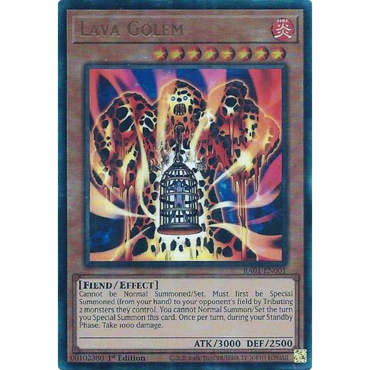 Image for Lava Golem (PUR) (RA01-EN001) (RA01) - YuGiOh