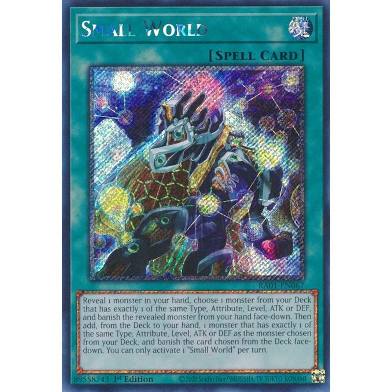 Image for Small World (Platinum Secret Rare) (RA01-EN067) (RA01) - YuGiOh