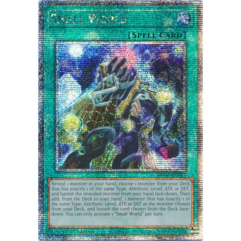 Image for Small World (Quarter Century Secret Rare) (RA01-EN067) (RA01) - YuGiOh