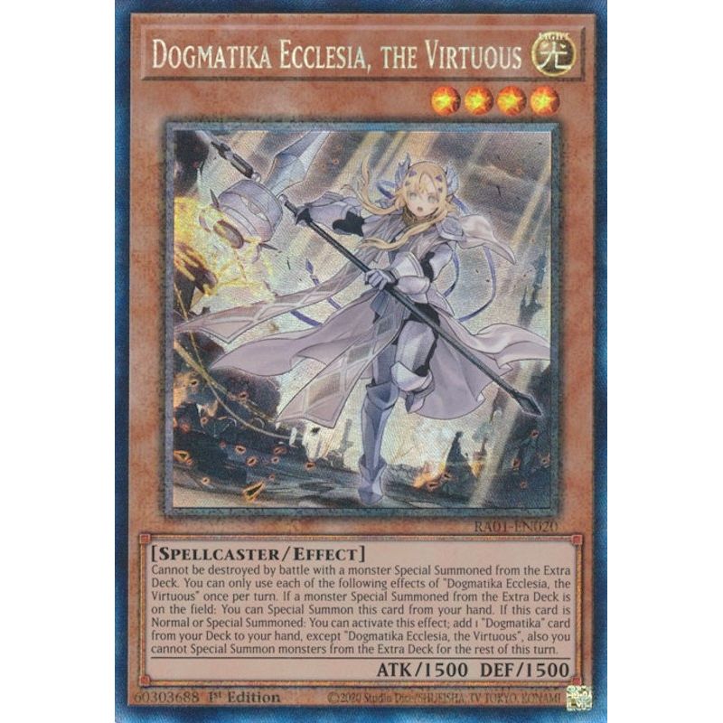 Image for Dogmatika Ecclesia, the Virtuous (PCR) (RA01-EN020) (RA01) - YuGiOh