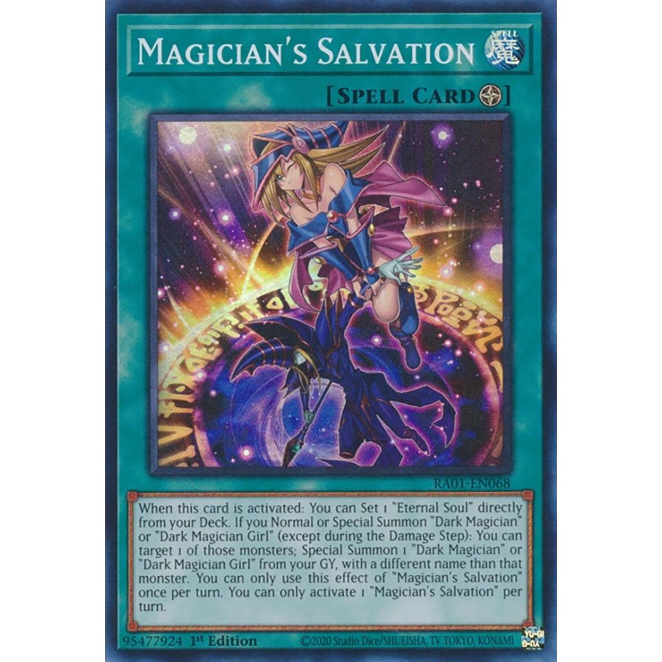 Image for Magician's Salvation (RA01-EN068) (RA01) - YuGiOh