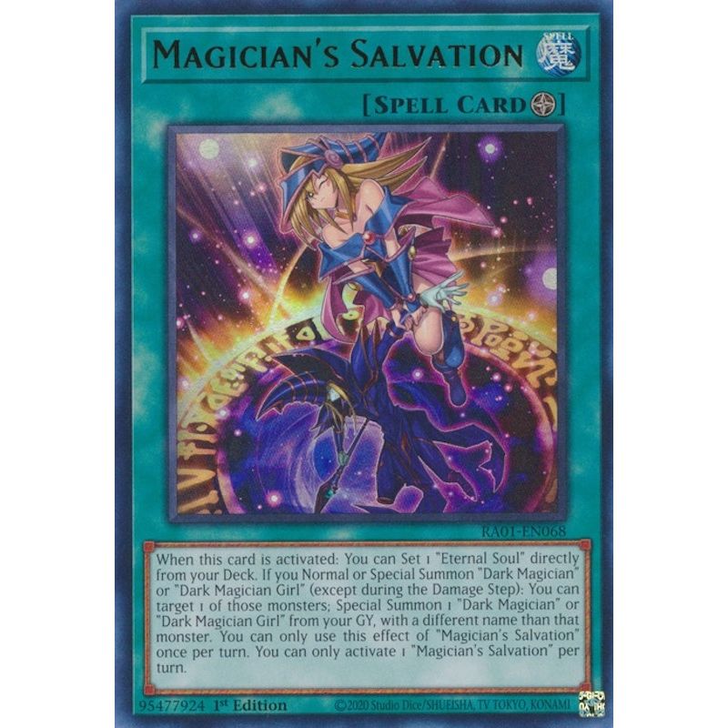 Image for Magician's Salvation (UR) (RA01-EN068) (RA01) - YuGiOh