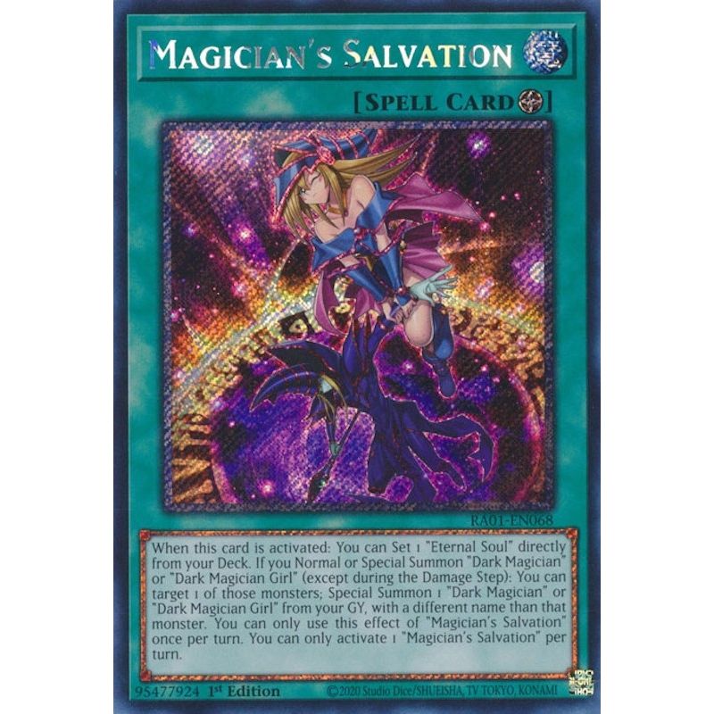 Image for Magician's Salvation (Platinum Secret Rare) (RA01-EN068) (RA01) - YuGiOh