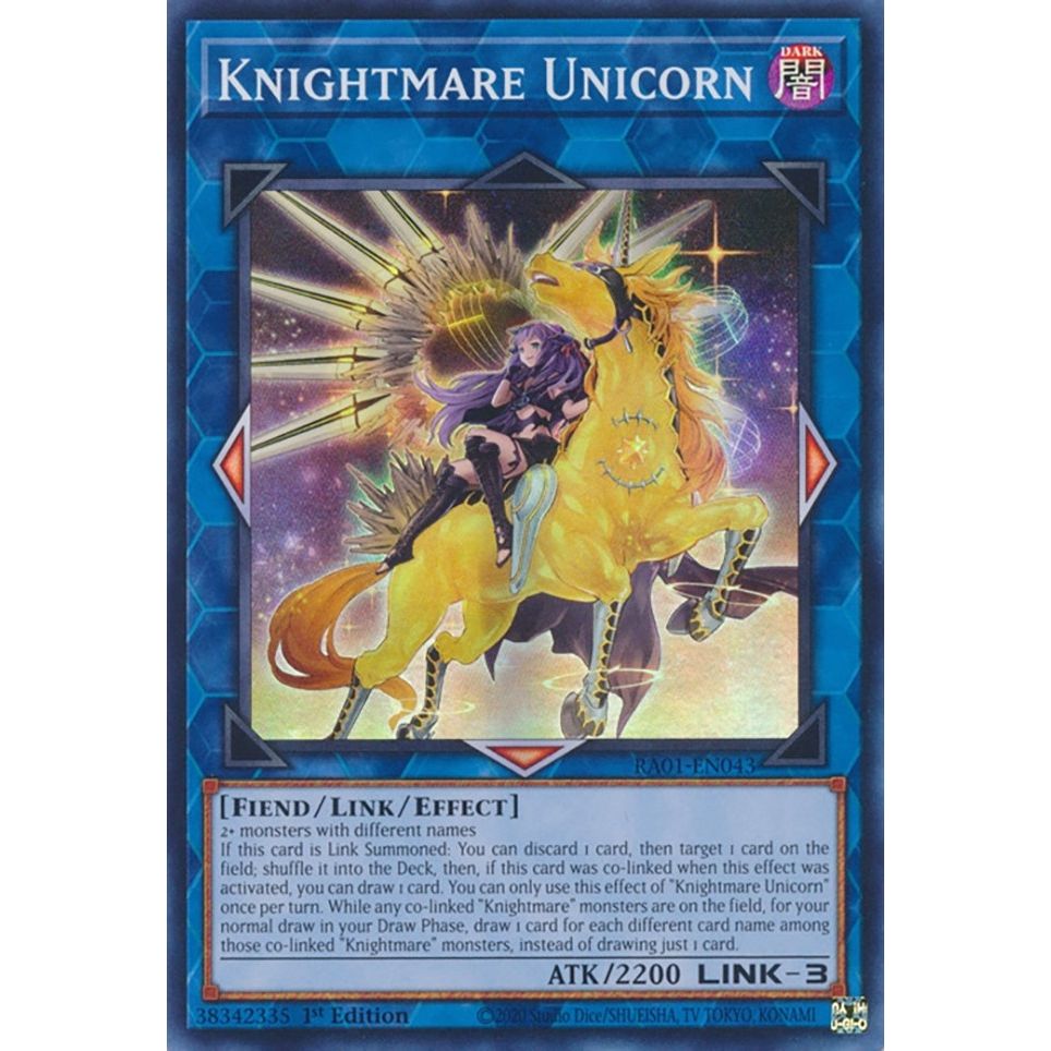 Image for Knightmare Unicorn (Alternate Art) (RA01-EN043) (RA01) - YuGiOh