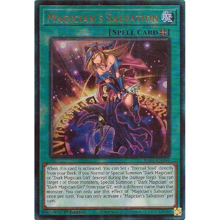 Image for Magician's Salvation (PUR) (RA01-EN068) (RA01) - YuGiOh
