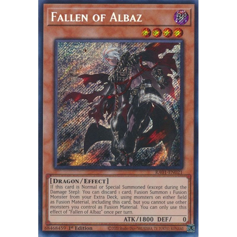 Image for Fallen of Albaz (Secret Rare) (RA01-EN021) (RA01) - YuGiOh
