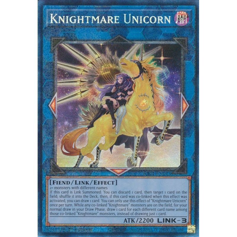 Image for Knightmare Unicorn (Alternate Art) (PCR) (RA01-EN043) (RA01) - YuGiOh