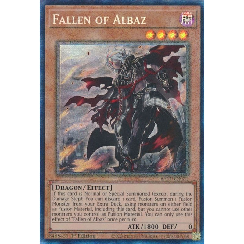 Image for Fallen of Albaz (PCR) (RA01-EN021) (RA01) - YuGiOh