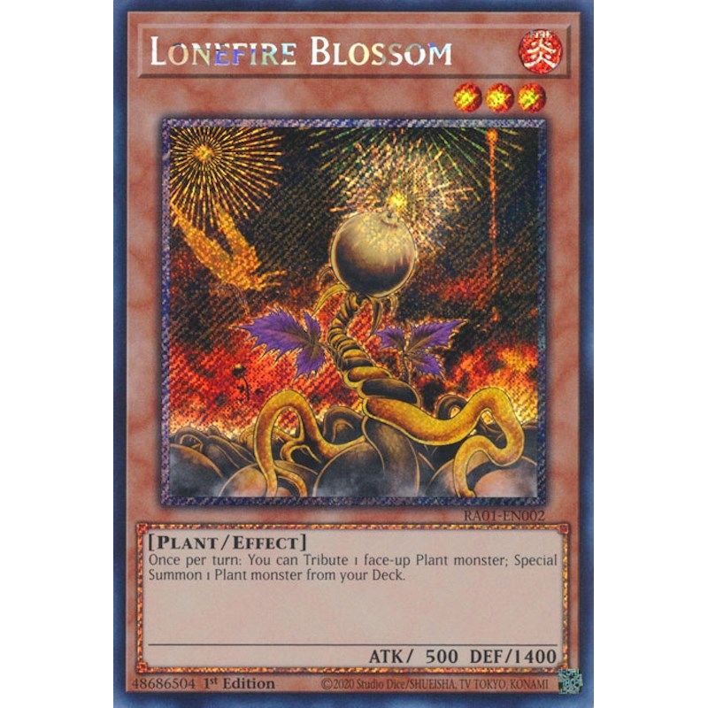 Image for Lonefire Blossom (Platinum Secret Rare) (RA01-EN002) (RA01) - YuGiOh