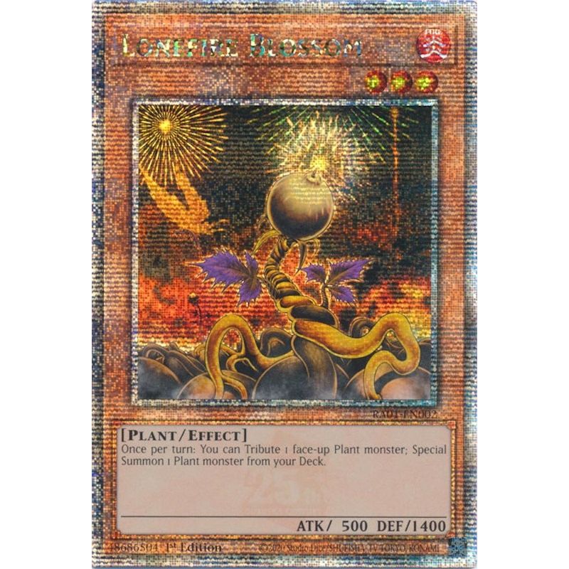 Image for Lonefire Blossom (Quarter Century Secret Rare) (RA01-EN002) (RA01) - YuGiOh