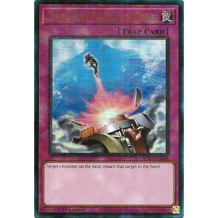 Image for Compulsory Evacuation Device (PUR) (RA01-EN069) (RA01) - YuGiOh