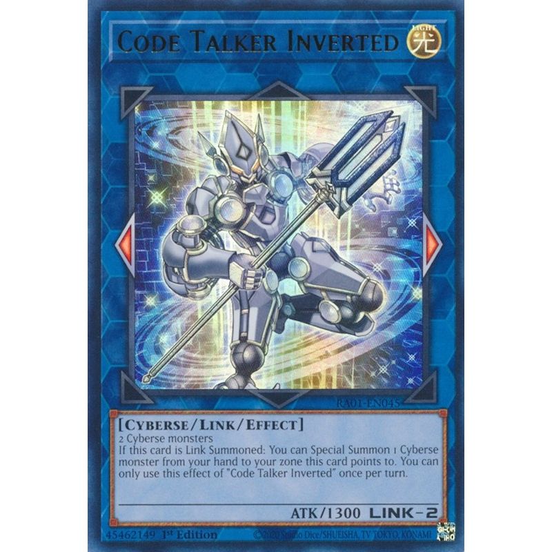 Image for Code Talker Inverted (UR) (RA01-EN045) (RA01) - YuGiOh