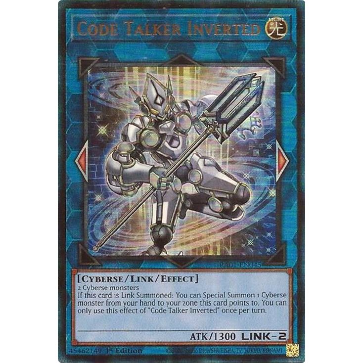 Image for Code Talker Inverted (PUR) (RA01-EN045) (RA01) - YuGiOh