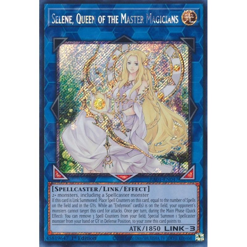 Image for Selene, Queen of the Master Magicians (Platinum Secret Rare) (RA01-EN047) (RA01) - YuGiOh