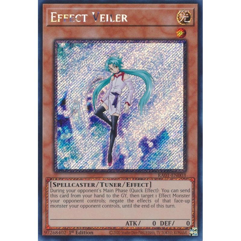 Image for Effect Veiler (Platinum Secret Rare) (RA01-EN003) (RA01) - YuGiOh