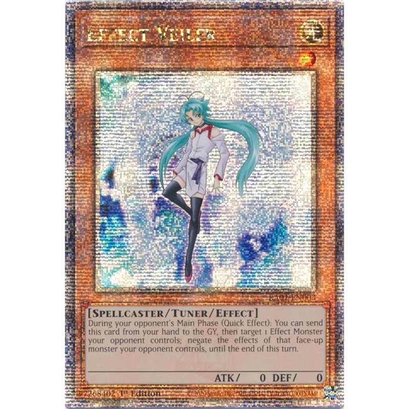 Image for Effect Veiler (Quarter Century Secret Rare) (RA01-EN003) (RA01) - YuGiOh