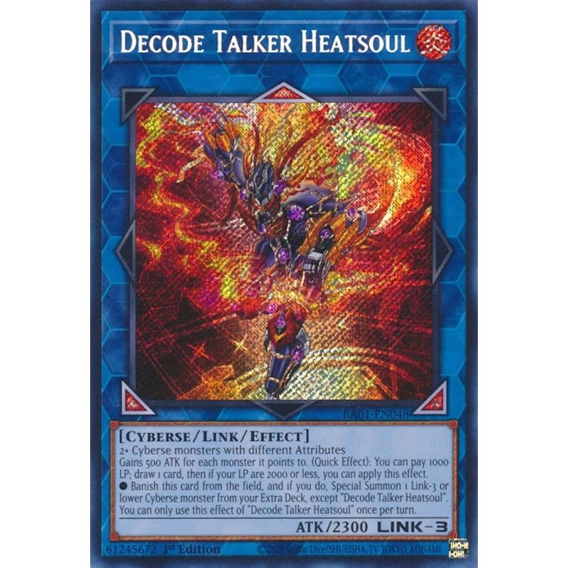 Image for Decode Talker Heatsoul (Secret Rare) (RA01-EN048) (RA01) - YuGiOh