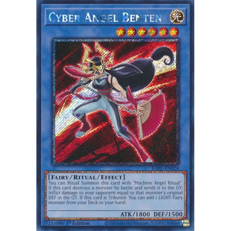 Image for Cyber Angel Benten (Platinum Secret Rare) (RA01-EN024) (RA01) - YuGiOh