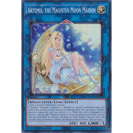 Image for Artemis, the Magistus Moon Maiden (RA01-EN049) (RA01) - YuGiOh