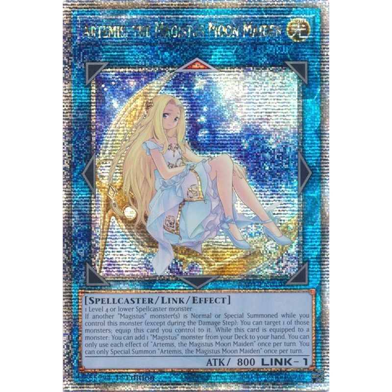 Image for Artemis, the Magistus Moon Maiden (Quarter Century Secret Rare) (RA01-EN049) (RA01) - YuGiOh