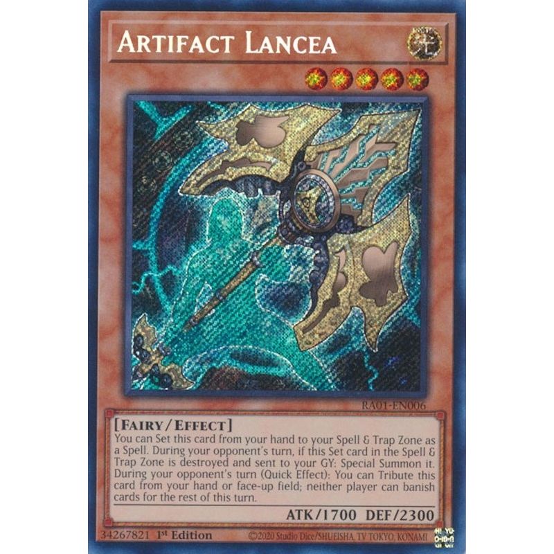 Image for Artifact Lancea (Secret Rare) (RA01-EN006) (RA01) - YuGiOh