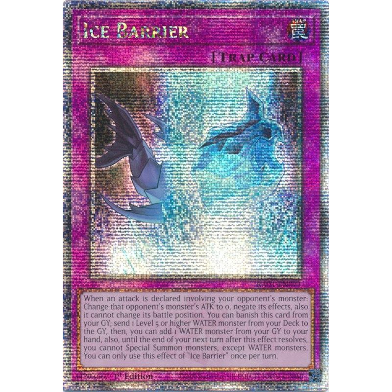 Image for Ice Barrier (Quarter Century Secret Rare) (RA01-EN071) (RA01) - YuGiOh