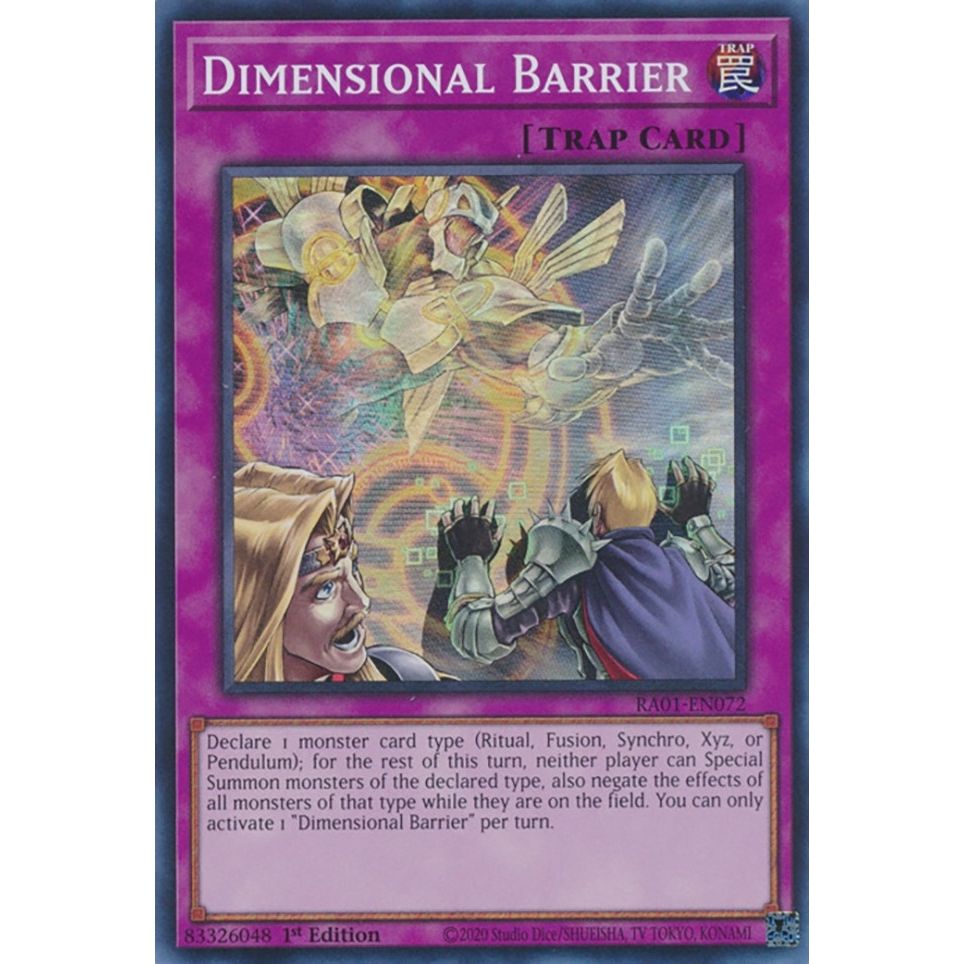 Image for Dimensional Barrier (RA01-EN072) (RA01) - YuGiOh