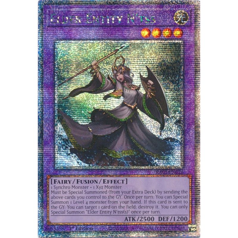 Image for Elder Entity N'tss (Quarter Century Secret Rare) (RA01-EN026) (RA01) - YuGiOh